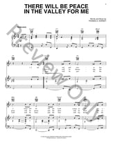 There'll Be Peace in the Valley for Me piano sheet music cover